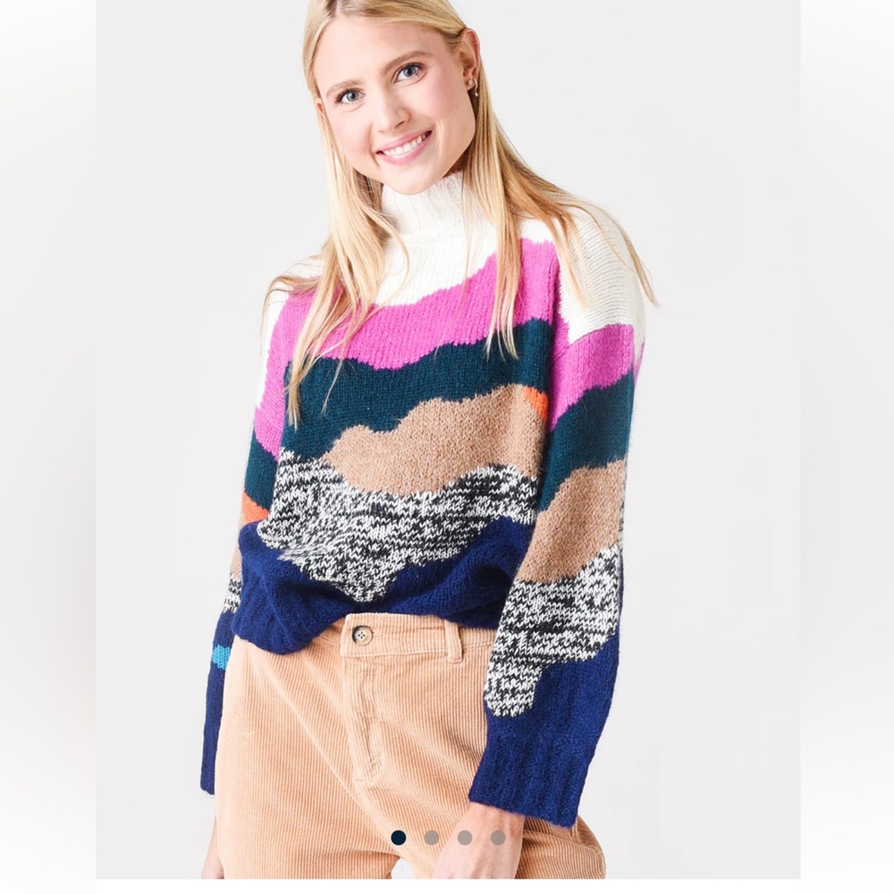 ELEVEN SIX Women's Corinne Sweater
Size XS/SM Made in Peru Baby alpaca NEW RARE